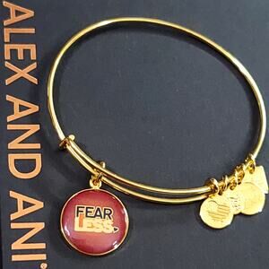 Alex and Ani Fearless Charm Bracelet